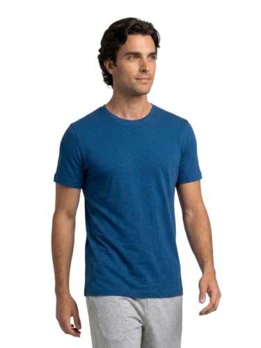 Image of Park Avenue Men Regular Fit Solid Pattern Pure Cotton Round Neck T-Shirt