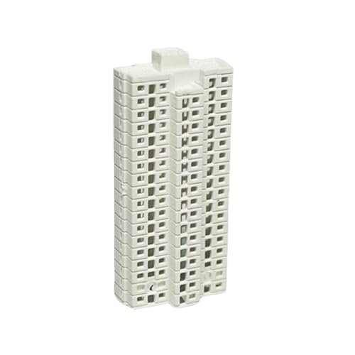 Avejjbaey Detailed Miniature Apartment Structure Model 1/800s 1/500Scales Craft Building Unpainted Realistic Architecture Models Unpainted Dioramas Residential Model