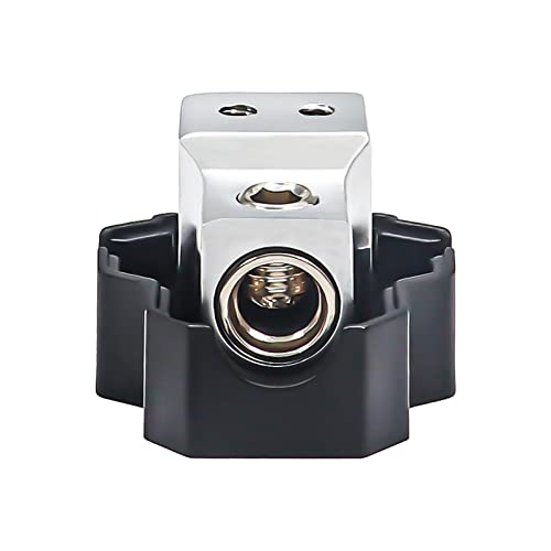 Recoil SDB12P 2-Way Mini Power Distribution Block, 1 X 4/8 Gauge in / 2 X 8/10 Gauge Out Power Distribution Ground Distributor Block for Car Audio Amplifier Splitter, 2 Pack