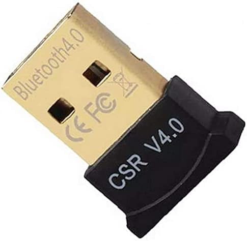 Bluetooth 4.0 USB Low Energy Micro Adapter Dongle Black for PC with 10/8.1/8/7 / Vista/XP, Raspberry Pi, Linux and Stereo Headset Compatible Clever Design