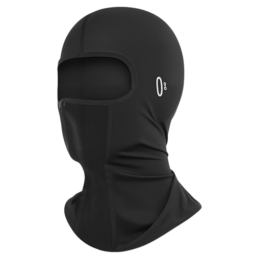 Pasamontañas de verano para hombre y mujer, deportes al aire libre máscara completa, tejido a prueba de viento transpirable con agujeros para gafas, para bicicleta, moto, ciclismo, resistente al