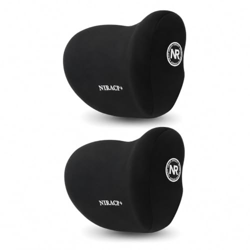 Image of VARINCE (Pack of 2) Memory Car Neck Pillow for Driving Ergonomic Headrest Cushion for Neck & Cervical Support, Breathable Washable Cover, Car Seat Headrest Pillow for Travel, Office & Long Drives
