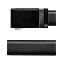 35mm Black Buckle & Black Leather