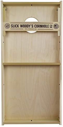 Miniatura 8 de Slick Woody's Tablas de Cornhole de grado profesional  Juego patriótico de lanzamiento de madera maciza de grano de madera maciza de 4 x 2 pies con