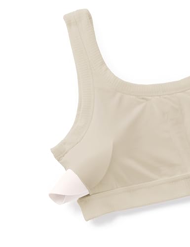 Image of CRZ YOGA Ribbed U Neck Sports Bras | Medium Support, Removable Pads, Casual, Wide Straps, for Women