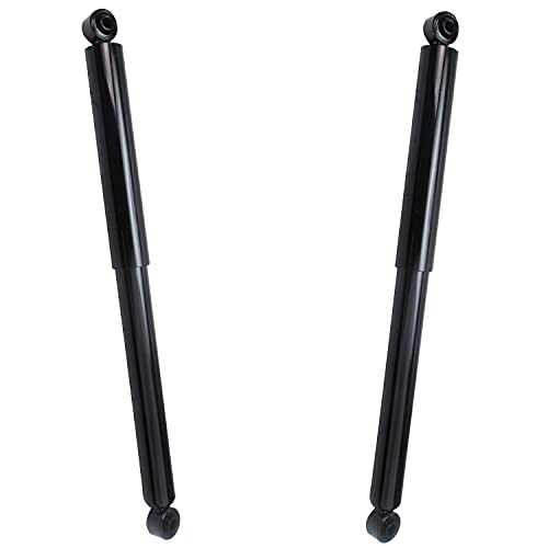 Image of Detroit Axle - Rear 2pc Shock Absorbers for 03-10 Dodge Ram 2500 3500, 11-13 Ram 2500 3500, 2 Shock Absorbers Set 2003 2004 2005 2006 2007 2008 2009 2010 2011 2012 2013 Replacement