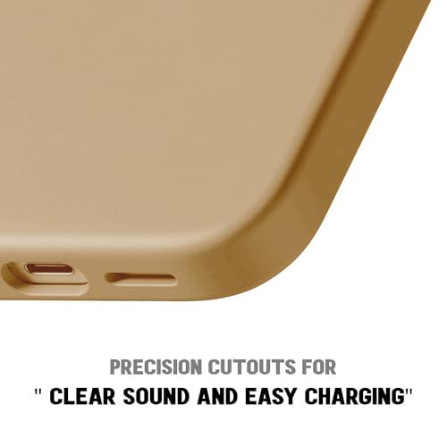 Image of Kratos Active Grip Silicone Case Cover Compatible with iPhone 17 Pro - Enhanced Protection, Wireless Magnetic Charging Case with Raised Edge Camera & Screen Protection, Shock-Resistant Design Brown