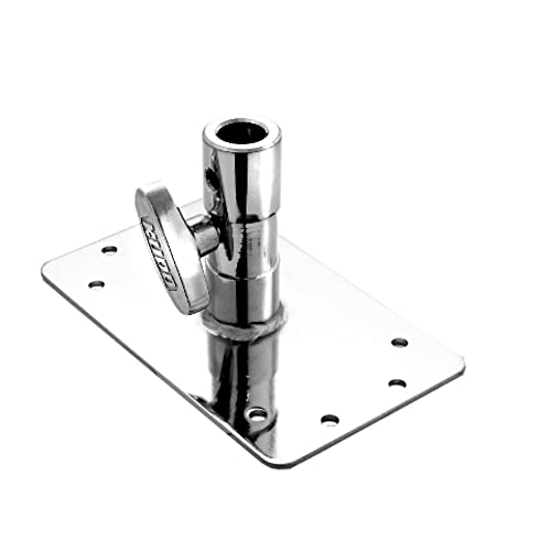 Image of Kupo Baby Receiver Wall Plate, Steel Mount with 5 /8 inch Locking Receiver for Lighting, Monitors, and Accessories in Studio Installations (KG008312)