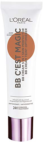 L'Oréal Paris Tinted Day Cream with SPF 20, for 24h Moisture and an Even Complexion, C'est Magic, No. 05 Dark (Dark), 1 x 30 ml