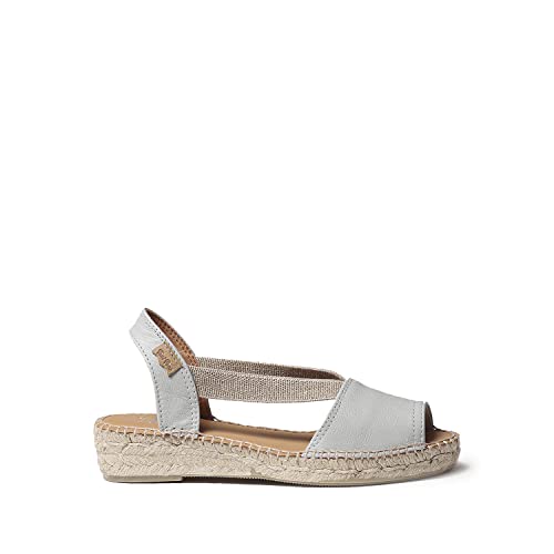 Image of Toni Pons - ETNA - Flat leather sandal with elastics
