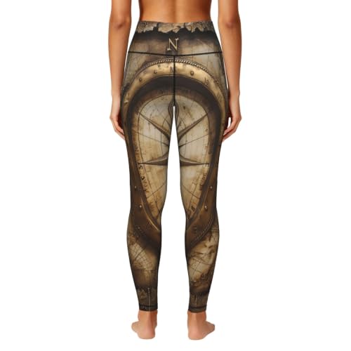 Pantalones de yoga holgados EnkzpoHen con estampado náutico para descanso diario de mujer 4