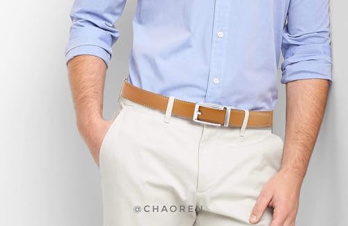 Image of CHAOREN Click Belts for Men - Mens Ratchet Belt 1 3 /8 inch for Dress Pants - Perfect Companion to Men's Oxfords