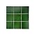 Set of 9 Ceramic Tiles 3.94 x 3.94" Solid Color Versatile and Long-Lasting Wall and Floor Decor Backsplash Kitchen Bathroom (Emerald Green)