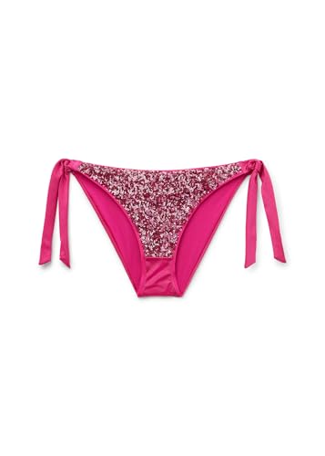 Woman's Side-Tie Swimsuit Bottoms Glowing Surface