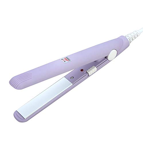 Image of Mini Hair Straightener & Curler, Portable Travel Flat Iron with Ceramic Tourmaline Plates, Compact & Lightweight for Quick Styling, Ideal for Teens and Adults
