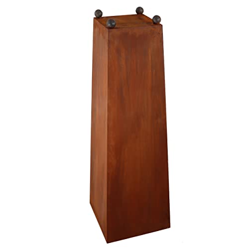 Rostikal Gartendeko Rost Blumensäule 85 cm Metall Terrassen...