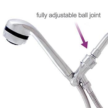Cabezal Manual Potente para Baja Presión con Manguera 59" miniatura 3