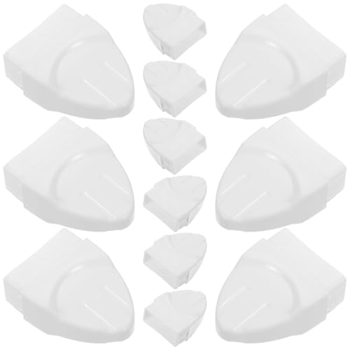 GETAJGHSD 20個 プラスチック製フェンス柱キャップ 柔らかいエッジ付き 柱保護用アクセサリー ガーデンフェンスやゲート枠に対応 簡単取り付
