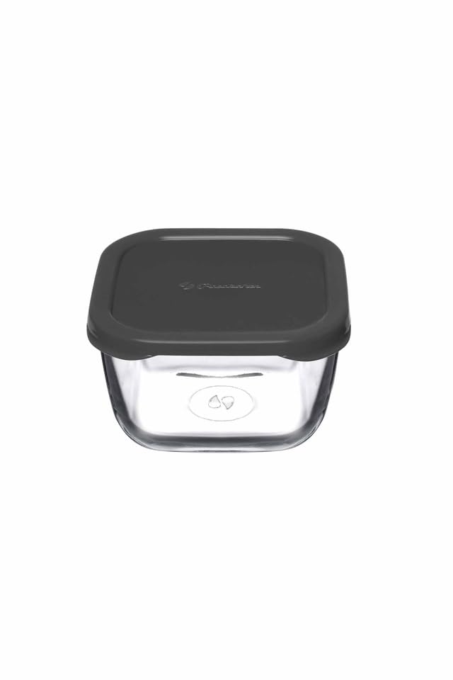 Paşabahçe SNOW BOX SAKLAMA KABI 275 CC PLASTİK GRİ KAPAKLI - DÖRTLÜ