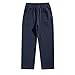 Bakgeerle Fashion Corduory Pants for Men Casual Straight Leg Sweatpants Trendy Heavyweight Loose Fit Drawstring Waist Mokaloha Pants with Pockets Mens Pacificozy Trousers Summer Work for Men Navy