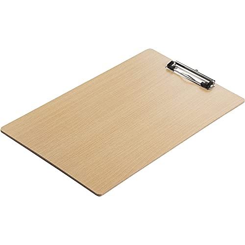 Juvale-Wooden-Clipboards-with-Low-Profile-Clip-for-Classroom-and-Office-9-x-15-in-6-Pack