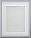 Price comparison product image Frame Company Drayton Range 12 x 10-inch Grey Picture Photo Frame with White Mount For Image Size 9 x 7-inch