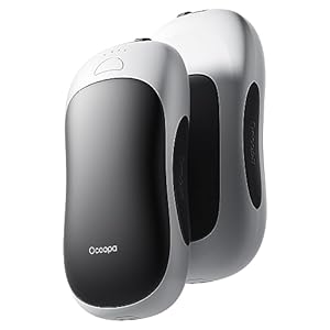 OCOOPA Magnetic Rechargeable Hand Warmers, True Double Warmth Handwarmers 10000mAh, Up to 15 Hours, Max 136℉, Electric Heater, for Men, Women, Golf/Hunting/Camping/Cold Weather, UT3 PRO