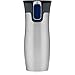Contigo Botella unisex West Loop para adultos, color plateado, 470 ml