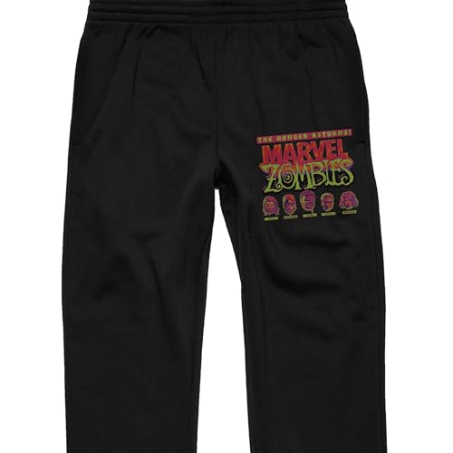 Marvel Universe Zombie Superheroes Men's Black Jogger Pants2