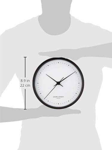 Amazon.com: Georg Jensen Wall Clock with White Dial - Black