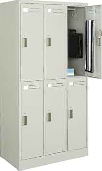 エディー　コクヨ　 ロッカー　6人　幅900高さ1790奥行き515mm Amazon.co.jp: コクヨ 6人用LKロッカー 幅900mm×奥行515mm×高さ