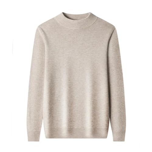 Pull cachemire homme demi col roulé en maille de luxe tricotée