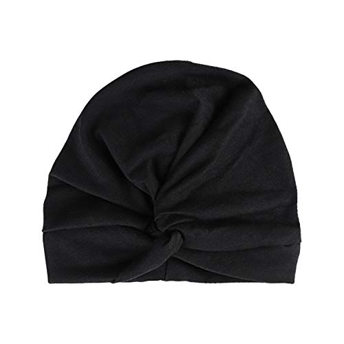 DRESHOW BQUBO Turban Hat for Baby Infant Cap Hats with Bow Knot Soft Cute Nursery Beanie2