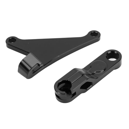クラッチアームエクステンションレバー取付金具 | Tenere 700 XTZ700, YZF R7, XSR700, MT-07対応 | クラッチ引き力軽減・摩擦面積拡大 (シルバー)