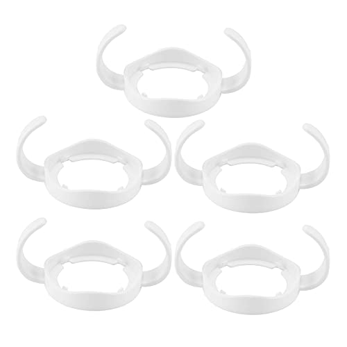 Cisixin 5PCS Poignée de Biberon, Porte-Bouteilles d'allaitement pour Bébé, Poignée en Plastique Standard Cover