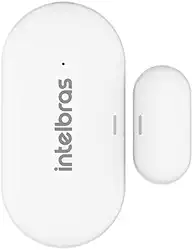 Sensor de Abertura Magnético Sem Fio Para Porta e Janela MSA 1001 Branco Intelbras