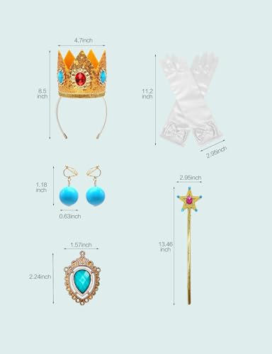 Disfraz de Princesa Rosa para Niñas 3-12 años miniatura 5