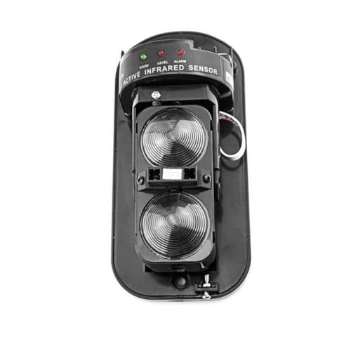 Detector de infrarrojos doble interior exterior con alarma de seguridad impermeable 2