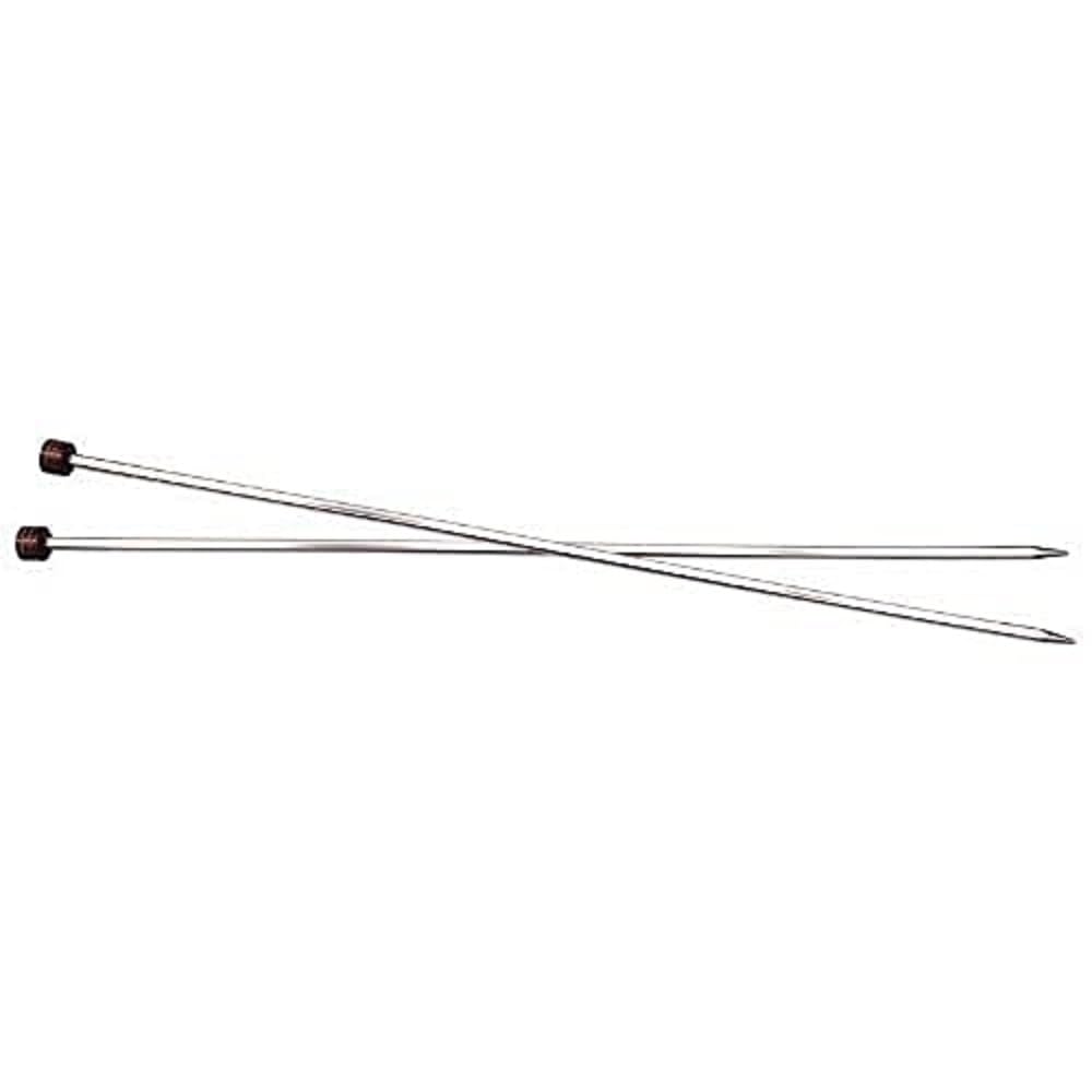 Knitpro Silver Nova Cubics Single Pointed Needles 12" (30Cm) | 4.00Mm