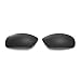 Walleva Two Pairs Polarized Replacement Lenses for Ray-Ban RB3183 63mm Sunglasses - Titanium + Black