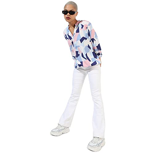 Image of Campus Sutra Women's Cotton Regular Fit Tops