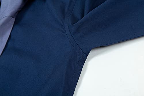 Image of LittleSpring Boys Button Down Long Sleeve Uniform Dress Shirts with Tie
