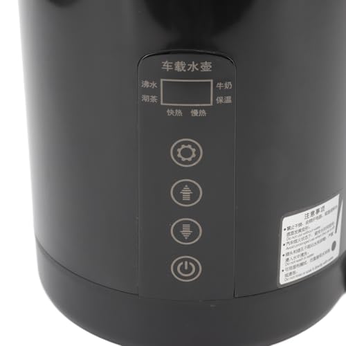 Tetera eléctrica portátil para auto 1300ml acero inoxidable miniatura 5
