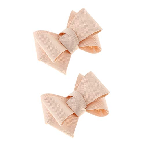 lahomia 2pcs Band Schleife Schuhe Clips Schuh Dekorative Schuhclip Charms Schnalle - Aprikose, 8 cm - Aprikose, 8 cm Cover