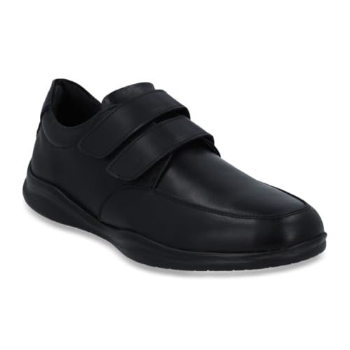 Lista de Zapatos Negros , tabla con los diez mejores. 42 cklass - Zapato Choclo Escolar - para Hombre - Color Negro - Piel Resistente - Suela Antiderrapante - Calzado Casual - Modelo 12035