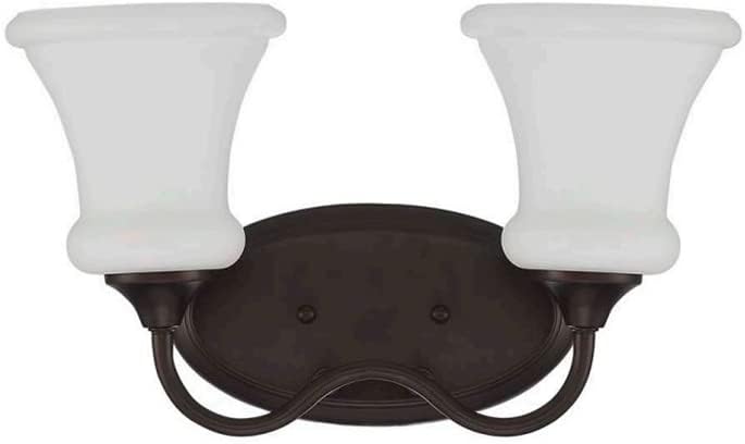 SUNSET Valare 2-Light 100W Medium Base Vanity Provincial Bronze F23012-64