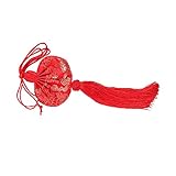 Hemobllo Duftsäckchenhalter Chinesischer Duftsäckchenbeutel Dekorativer Duftsäckchenbeutel Zartes Leeres Duftsäckchen Kostümdekoration Platz Für Perlen Schmuck Münzen Jade Holzobjekte Anhän