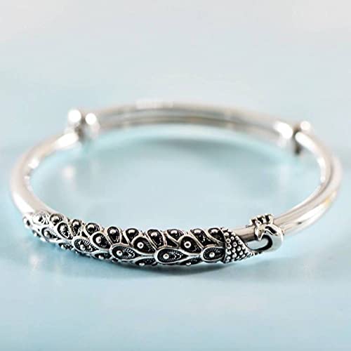 Bracelet rétro en argent S999 l'accessoire ethnique idéal au quotidien