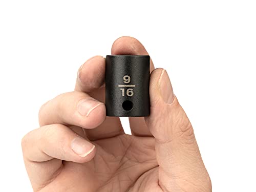 Image of TEKTON 3 /8 Inch Drive x 9 /16 Inch Shallow 6-Point Impact Socket | SID12014