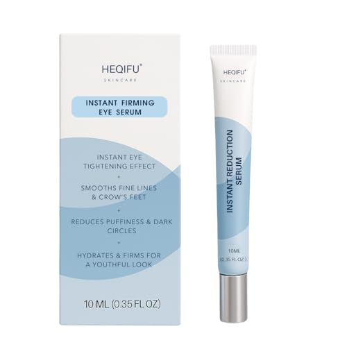 Instant Firming Eye Serum, Anti-Aging Formula for Under Bags and Wrinkles, Under Eye Cream-10ml,0.35 oz, Wrinkle Filler, Visibly Improves for Bags Dark Circles Treatment for Puffines (Unscented 3)
